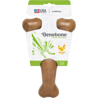 Игрушка крепкая для жевания Benebone Рычаг, со вкусом курицы - SMALL, для собак весом до 13 кг.