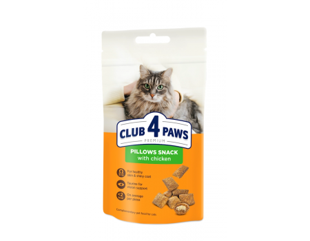 Подушечки Club 4 Paws (Клуб 4 лапи) Premium, зі смаком курки, 60 г