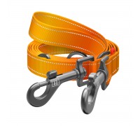 Поводок-перестежка для собак WAUDOG Nylon Mono, светоотражающий, М, Ш ..