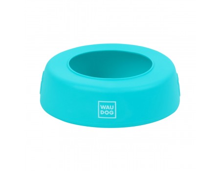 Миска-непроливайка WAUDOG Silicone, 1 л, блакитний