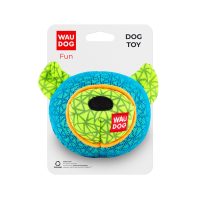 Іграшка для собак WAUDOG Fun, "Ведмідь", 12х11 см, блакитний
