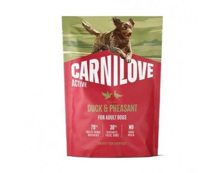 Корм сухий Carnilove Active Duck & Pheasant для cобак качка і фазан 1,5 кг