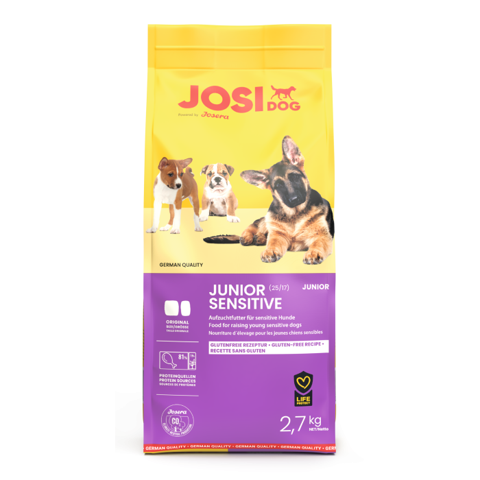 JosiDog Junior Sensitive сухой корм для юниоров с чувствительным пищеварением, 2.7кг