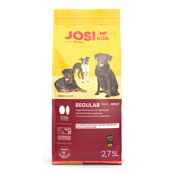 JosiDog Regular сухой корм для взрослых собак, 2.7 кг