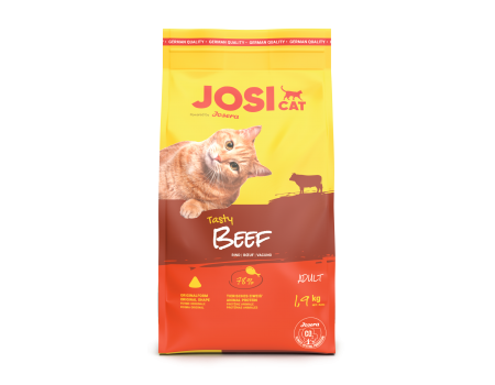 JosiCat Tasty Beef (Йозікет Тейсті Біф) сухий корм для котів, яловичина, 1.9 кг