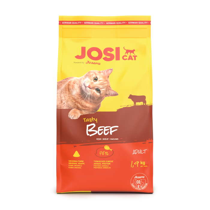 JosiCat Tasty Beef (Йозікет Тейсті Біф) сухий корм для котів, яловичина, 1.9 кг