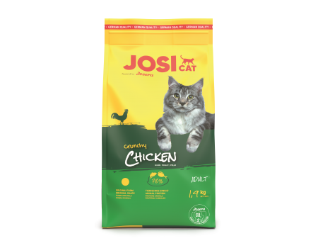 JosiCat Crunchy Chicken (ЙозіКет Кранчі Чікен) сухий корм для котів, курка, 1.9 кг