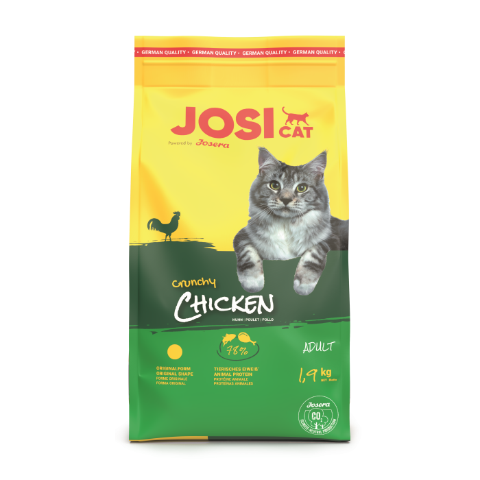JosiCat Crunchy Chicken (ЙозиКет Кранчи Чикен) сухой корм для кошек, курица, 1.9 кг