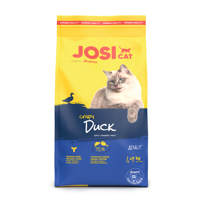 JosiCat Crispy Duck (ЙозіКет Кріспі Дак) сухий корм для котів, качка, 1.9 кг