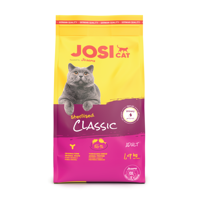 JosiCat Sterilised Classic (Йозикет Стерелайзд Клессик) сухой корм для стерилизованных кошек, 1.9 кг