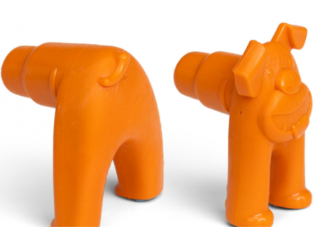 Игрушка для собак WEST PAW Toppl Stopper Tangerine/Топпл стоппер, оранжевый