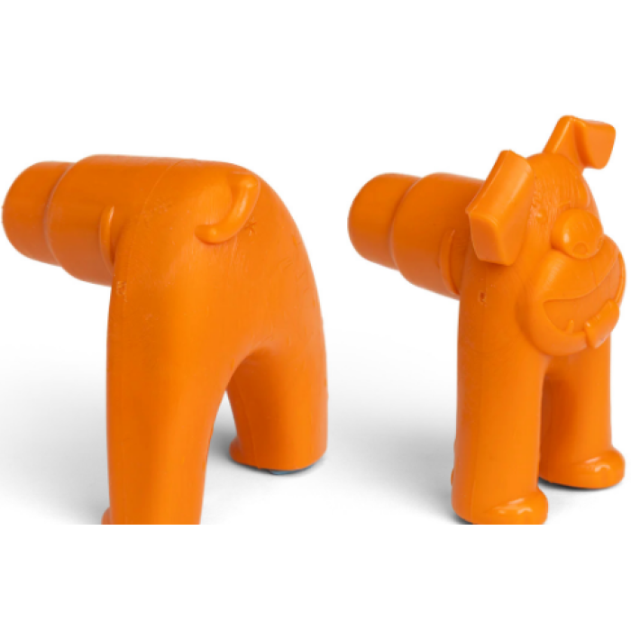 Игрушка для собак WEST PAW Toppl Stopper Tangerine/Топпл стоппер, оранжевый