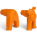 Игрушка для собак WEST PAW Toppl Stopper Tangerine/Топпл стоппер, оранжевый