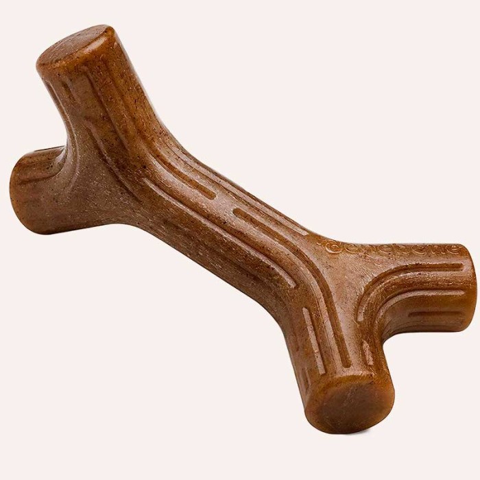 Игрушка крепкая для жевания Benebone Кленовая ветвь, со вкусом бекона - MEDIUM, для собак весом до 27 кг.