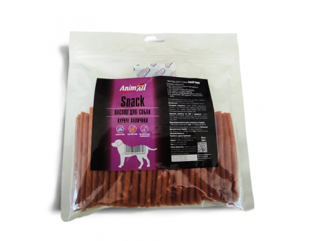 Лакомство AnimAll Snack куриные палочки для собак 500 г, 02606