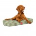Лежанка для собак WAUDOG Relax, рисунок "Зеленые листья", со сменным чехлом, S, 55х40 см  - фото 2