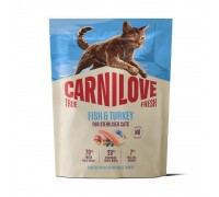 Сухой корм Carnilove True Fresh Fish & Turkey Sterilised для стерилизо..