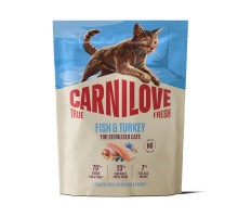 Сухой корм Carnilove True Fresh Fish & Turkey Sterilised для стерилизо..