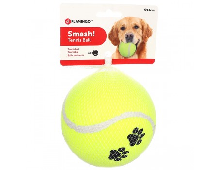 Іграшка для собак Flamingo Smash Tennis Ball ФЛАМІНГО СМЕШ тенісний м’яч, 13см