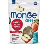 Чіпси Monge Gift Dog Fruit Chips Sensitive digestion картопля з яблуко..