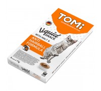 Жидкое лакомство для кошек TOMi Liquid Snack Malt & Hairball ТОМИ ВЫВЕ..