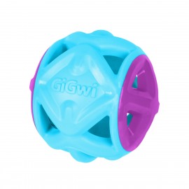 Игрушка для собак Мяч GiGwi Basic, голубой, резина, 9 см..