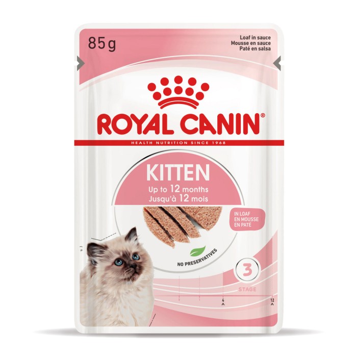 Набір для кошенят ROYAL CANIN KITTEN 1.2 кг +3 паучі 0.085 кг 