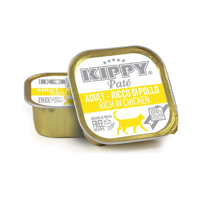 Корм вологий Kippy для котів "Pate Adult Cats Chicken", з куркою, паштет, 90 г