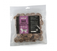 Лакомство AnimAll Snack утиные медальоны с треской для собак 500 г, 99..