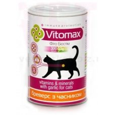 VITOMAX витаминный комплекс бреверс с чесноком для кошек, 150 гр. - 300 таблеток (срок годности 09.2026)