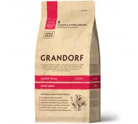 Сухий корм Grandorf Cat Indoor, для дорослих котів, ягня та індичка, 8..
