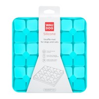 Коврик для поиска корма WAUDOG Silicone, 205х205х17 мм, голубой