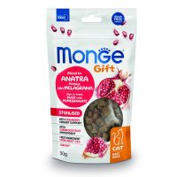 М'ясні ласощі Monge Gift Cat Sterilised качка з гранатом 50 г