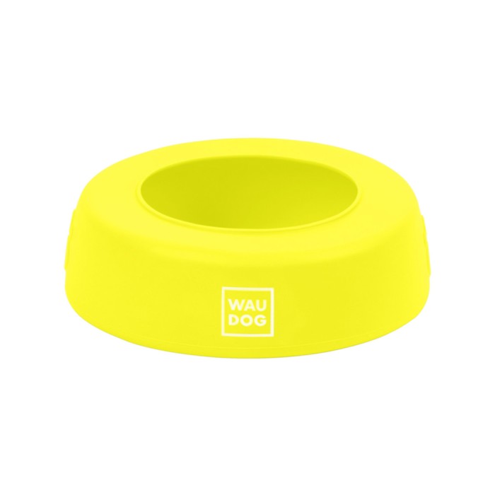 Миска-непроливайка  WAUDOG Silicone, 750 мл, жовтий