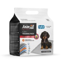 Пеленки AnimAll 60х90 см с активированным углем. 50 штук