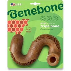 Игрушка крепкая для жевания Benebone Брюхо, со вкусом говяжьего рубца - LARGE, для собак весом до 40 кг.
