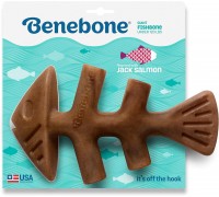 Іграшка міцна для жування Benebone Рибна кістка, зі смаком лосося - GI..