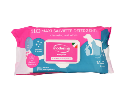 Серветки Inodorina Salvietta Refresh Talco з тальком, 110 шт