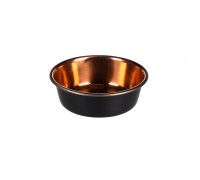 Миска Flamingo Ezra Bowl ЭЗРА, 0.3 л, черный - медь..