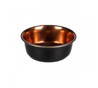 Миска Flamingo Ezra Bowl ЭЗРА, 0.475 л, черный - медь..