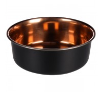 Миска Flamingo Ezra Bowl ЭЗРА, 1.8 л, черный - медь..