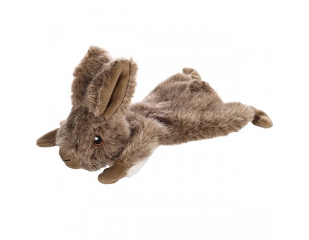 Игрушка для собак Flamingo Forre Rabbit ФЛАМИНГО КРОЛИК, с пищалкой, плюш, 24х16х14 см