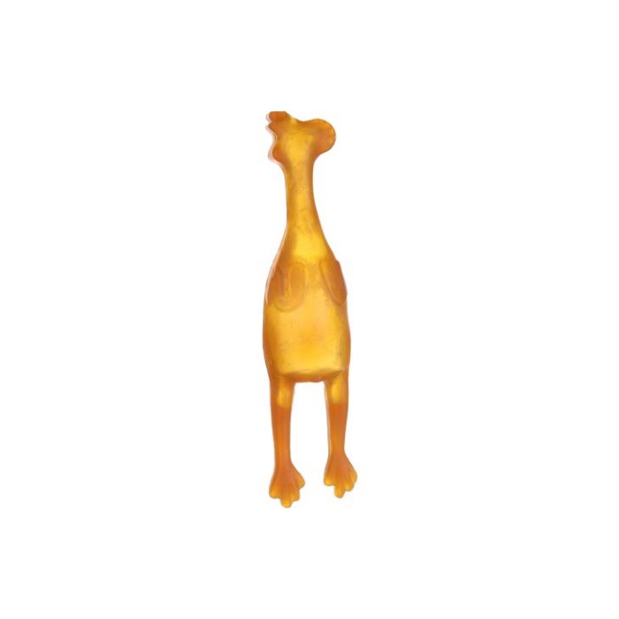 Іграшка для собак Flamingo Rubba Chicken, курка, 27х6.3х5.3 см, коричневий