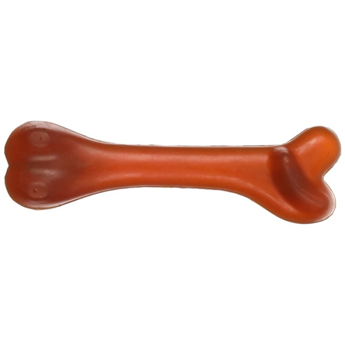 Іграшка для собак Flamingo Rubba Bone, лита кістка, 21x6x4.5 см, коричневий