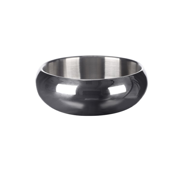 Миска для собак Flamingo Muna Silver МУНА, S 0.37 л, серебро