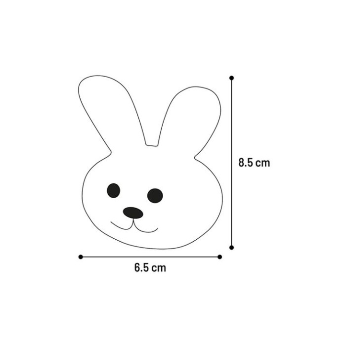 Игрушка для собак Flamingo Oraka Bear Mouse Rabbit, с пищалкой, медведь/мышь/кролик, латекс, 1 шт