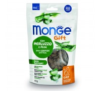 Лакомство Monge Gift Cat Skin support с треской и алоэ 60 г..