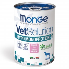 Консерви Monge VetSolution Wet Hypo canine, паштет, свинина, 400г..