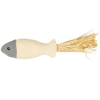 Flamingo Natural Fun Fish ФЛАМИНГО РЫБКА экологичная игрушка с кошачьей мятой для котов