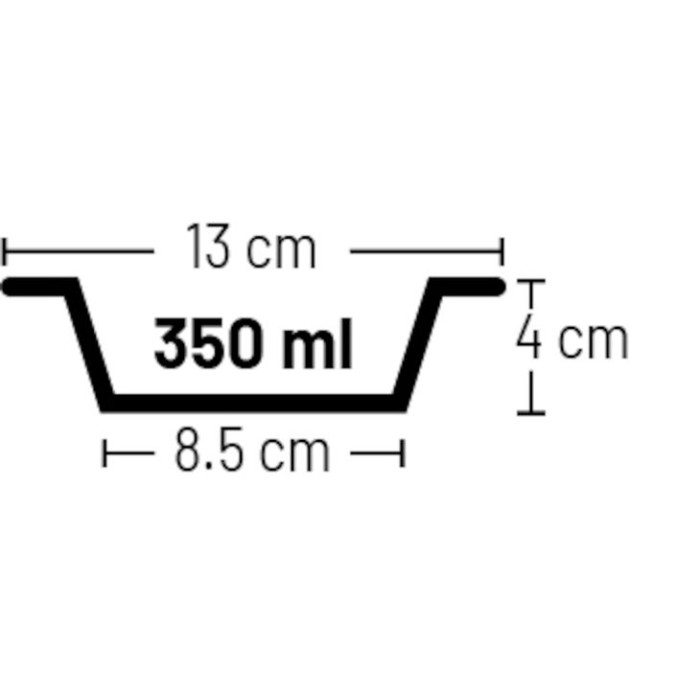 Миска для кошек Flamingo Nell Oval НЕЛЛ КРУГЛАЯ эмалированная, 0.35 л, розовый - серый
